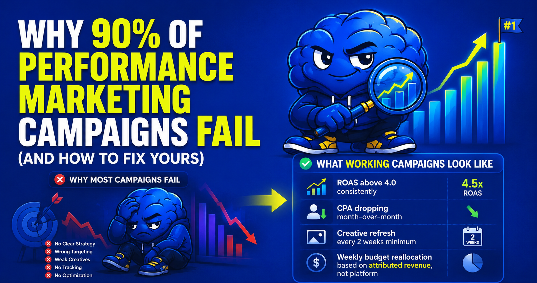 Why 90% of Performance Marketing Campaigns Fail (And How to Fix Yours)